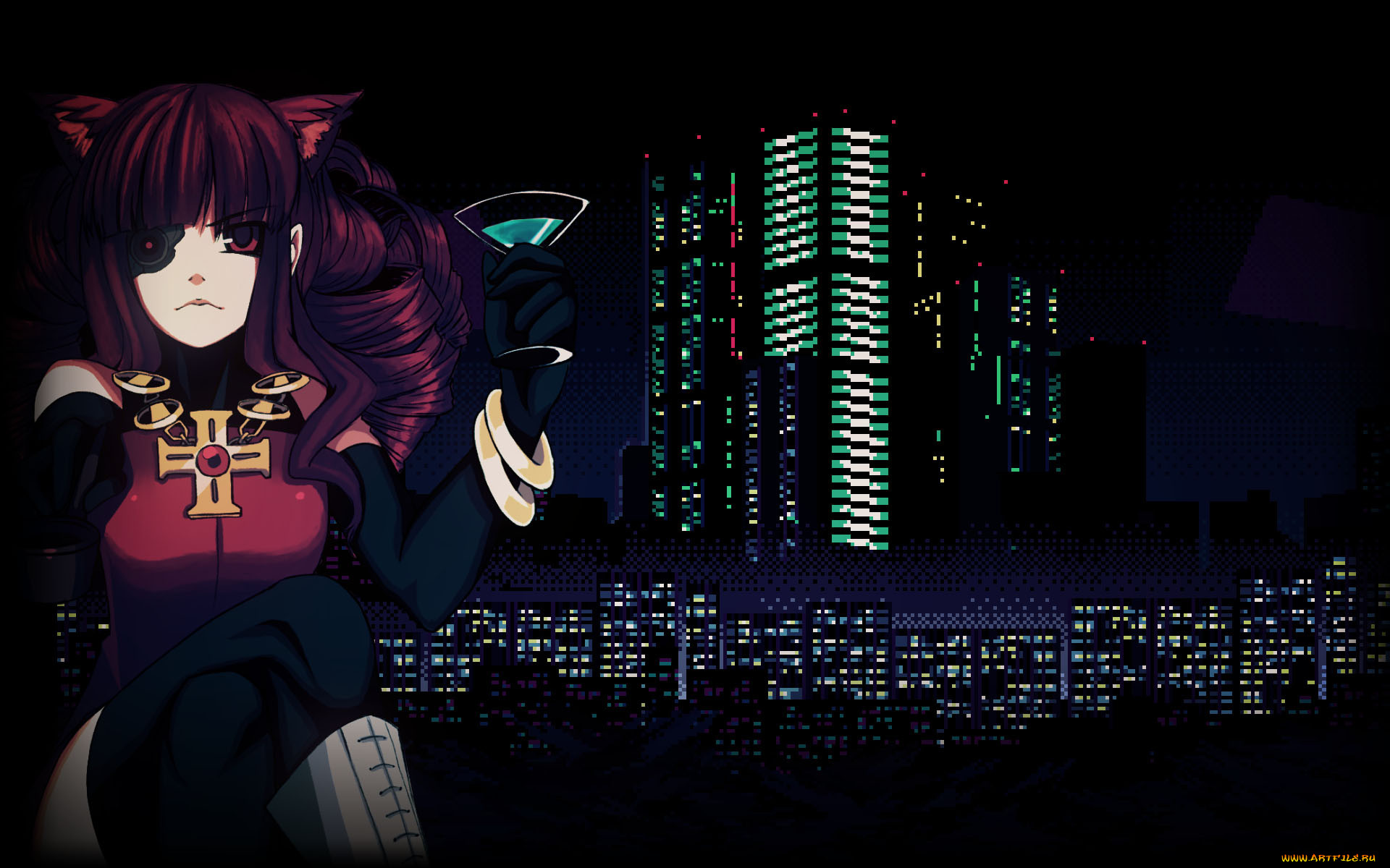 , va-11 hall-a cyberpunk bartender action, 
